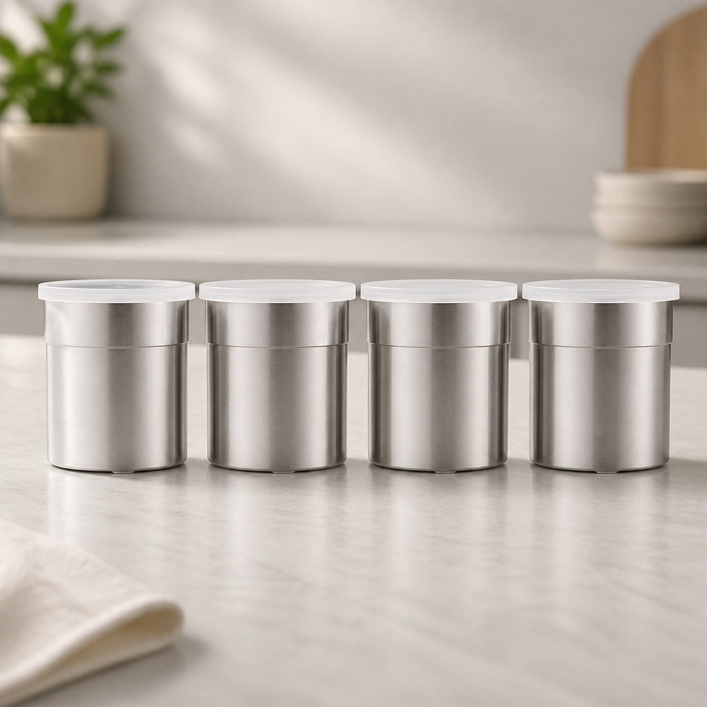 Rowzer Plus Stainless Steel Beakers (Set of 4)