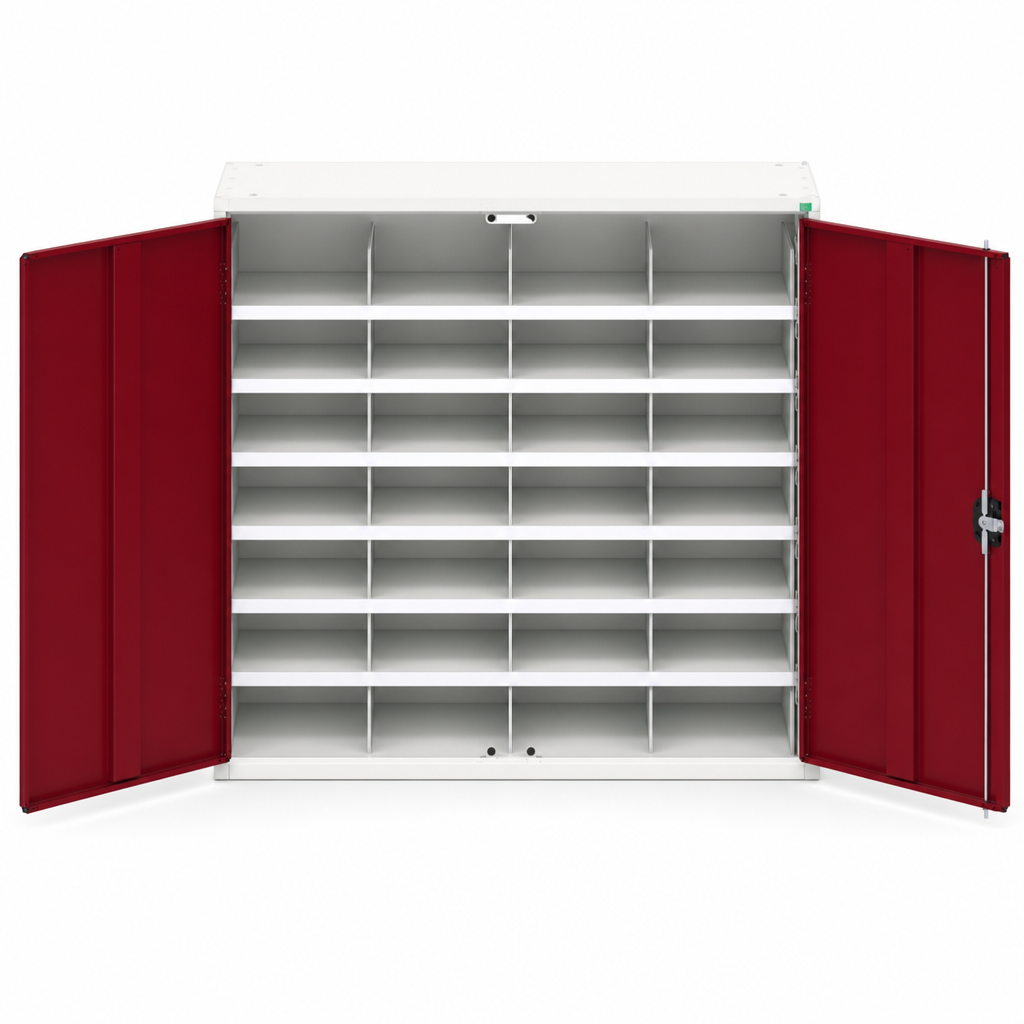 28 Compartment Metal Storage Cupboard 2000x1050mm