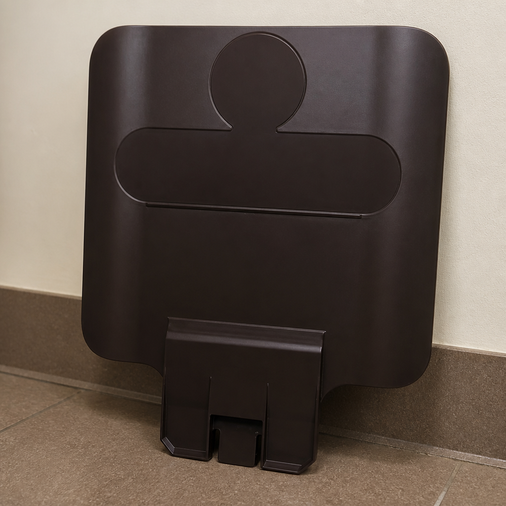 Commercial Recycling Station Billboard Brown 44cm High