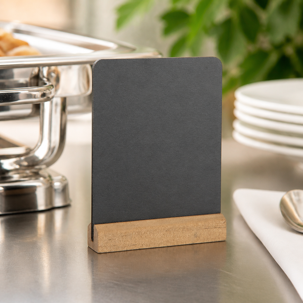 Mini Tabletop Blackboard 100x80mm for Restaurants and Bars