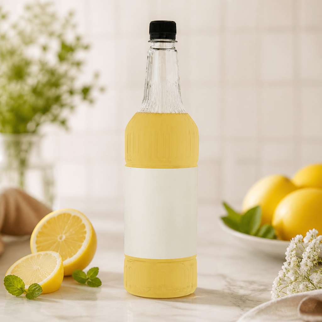 Commercial Lemonade Syrup 1L for beverage mixing