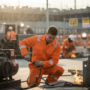 Premium Heavy Duty Flame Resistant Jacket with 50+ UPF, Multi-Pockets, and Welding Protection