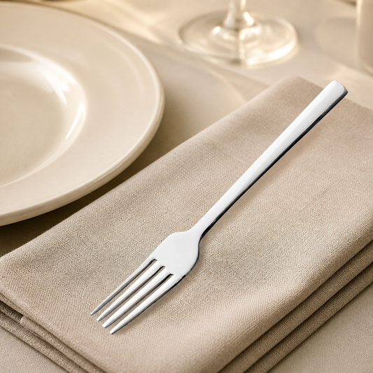 Commercial Stainless Steel Dessert Forks - 12 Pack
