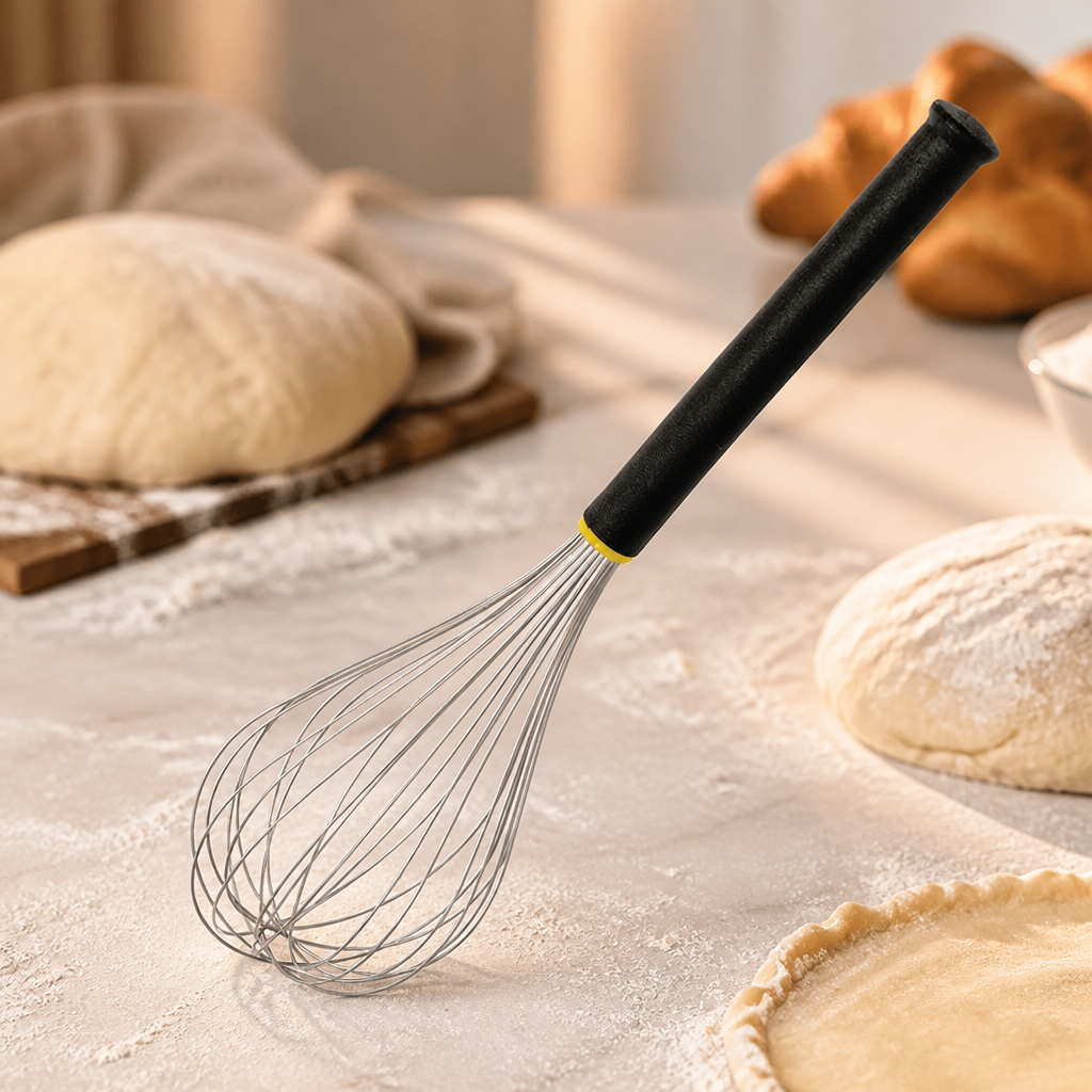 Commercial 18 inch balloon whisk for mixing and whipping