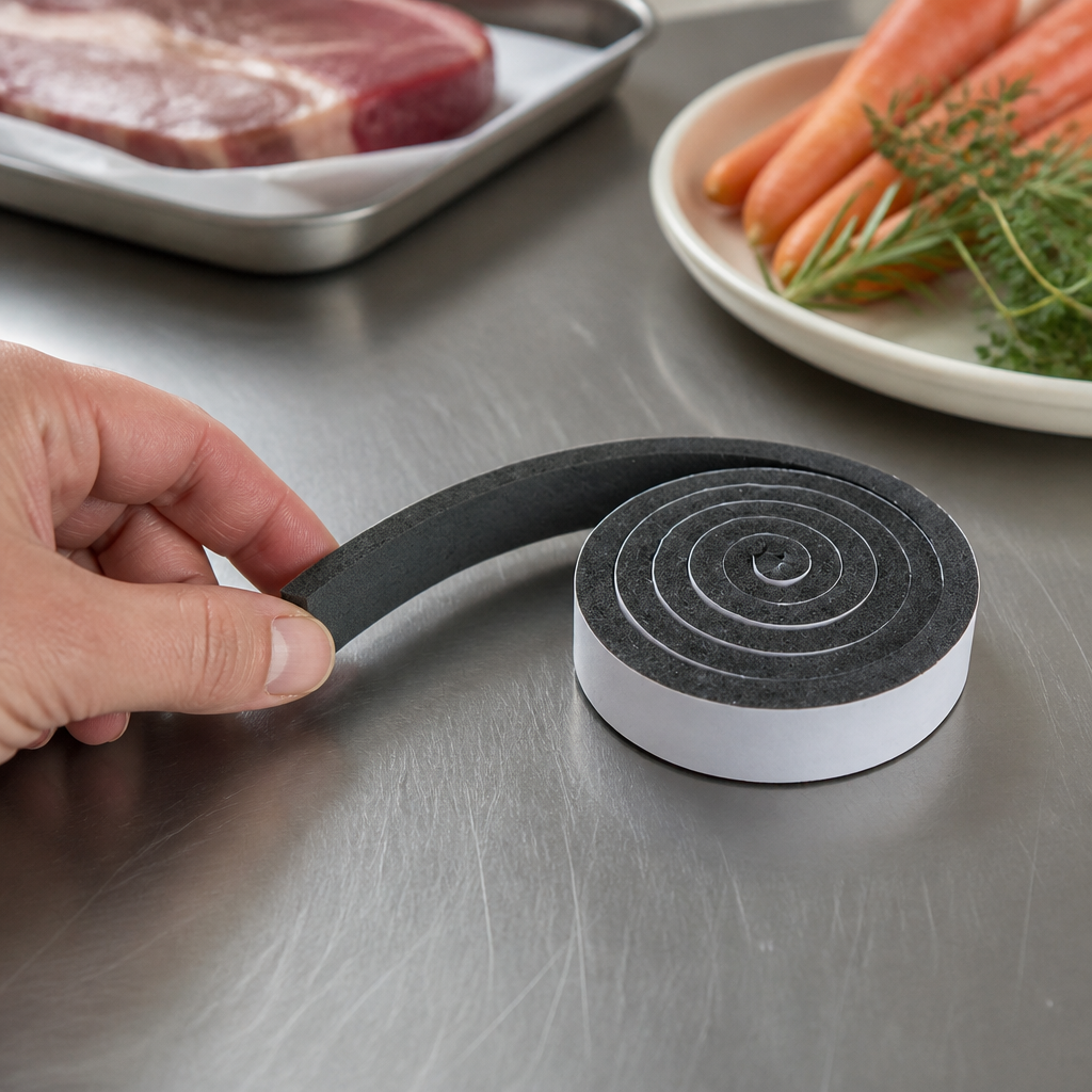 Sous Vide Foam Tape 1m for safe cooking and leak prevention
