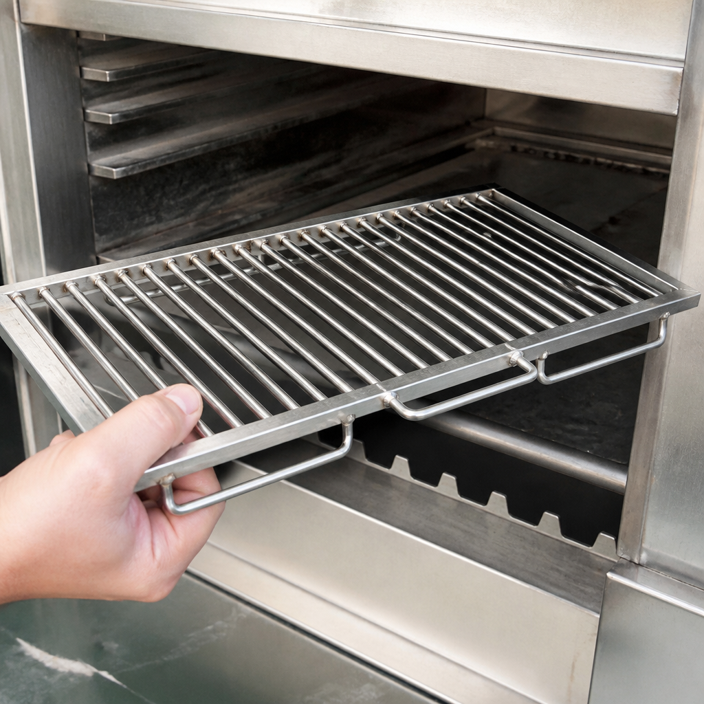 Commercial charcoal oven grill parts 570mm wide