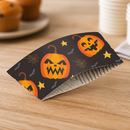 Halloween Recyclable Sleeves for 8oz Hot Cups - 100 Pack