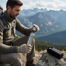 Premium Stainless Steel Vacuum Flask with 1 Litre Capacity and Double Wall Insulation for Temperature Retention