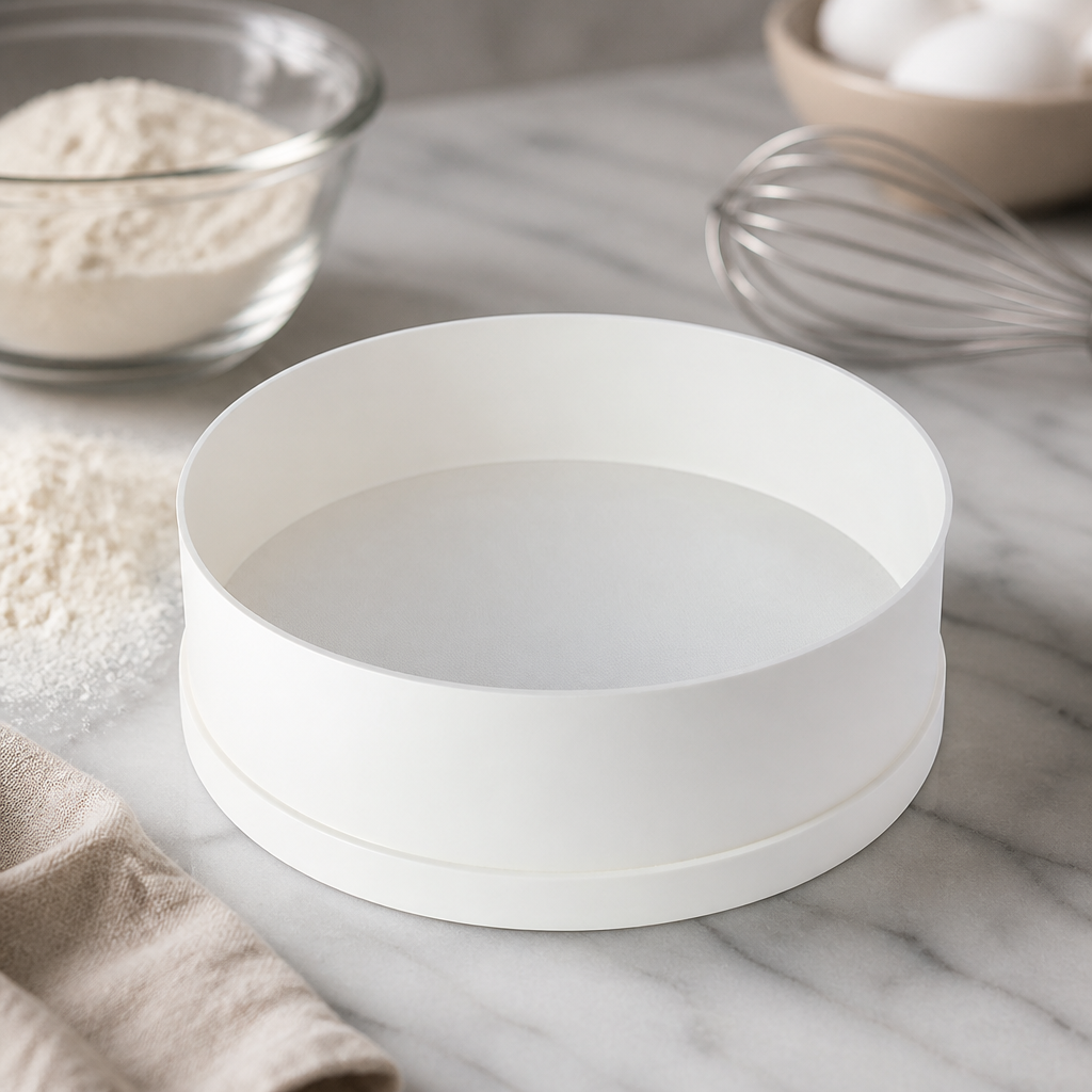 Commercial Flour Sieve 1mm Mesh Dishwasher Safe 90mm Height