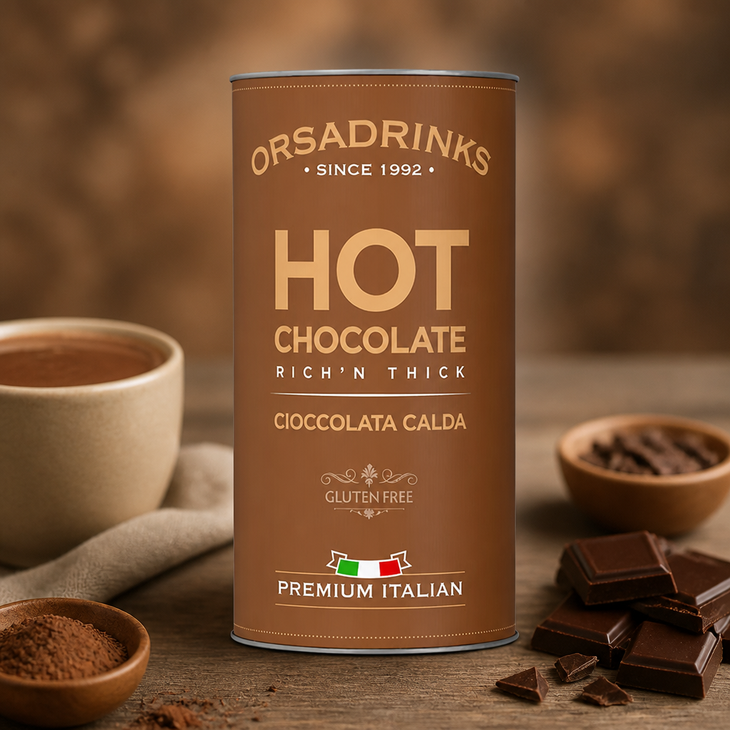 Commercial Hot Chocolate Powder 1kg Gluten Free 25 Servings