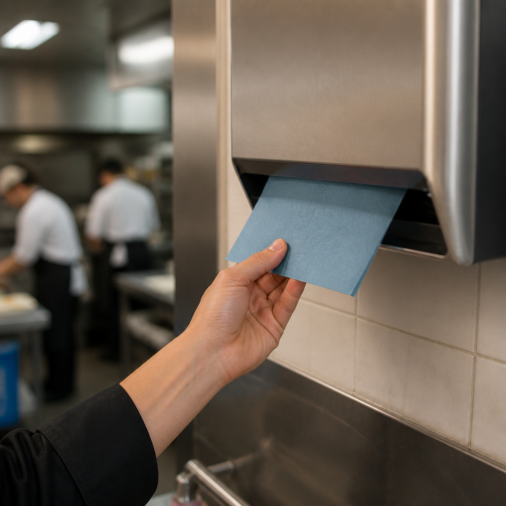 Commercial C Fold Paper Hand Towels Blue 2640 Sheets Pack