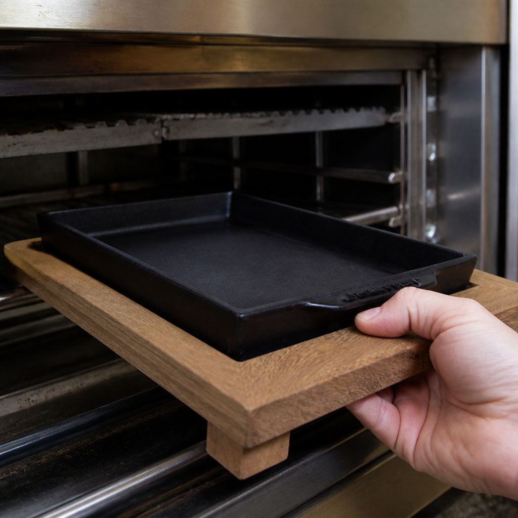 Wooden Trivet 370x270mm for commercial charcoal ovens