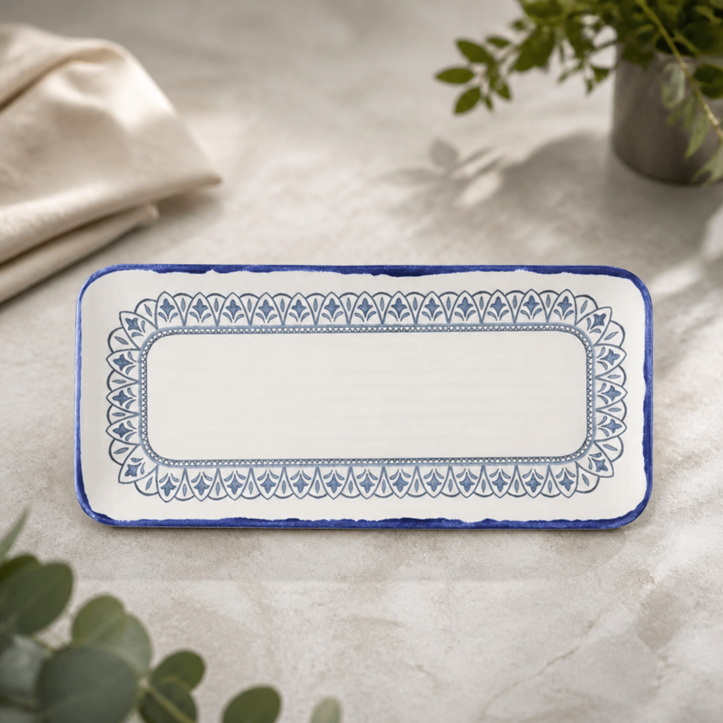 Commercial Moresque Rectangle Platters 330x152mm (6 Pack)