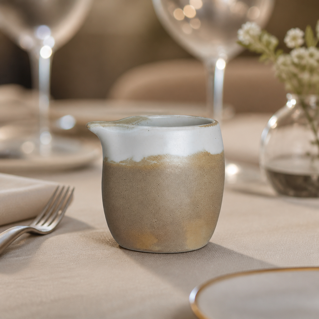 Commercial Stoneware Creamer 140ml - 36 Pack