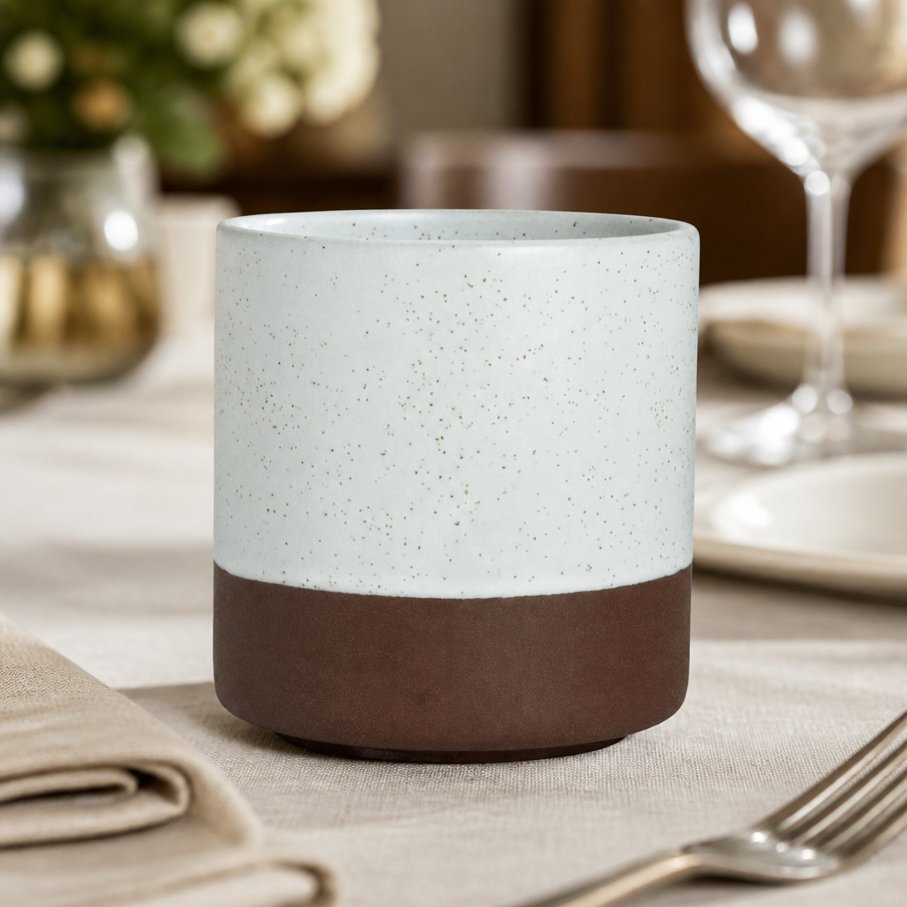 Commercial Spice Sea Salt Cups 240ml 12 Pack Vitrified Stoneware