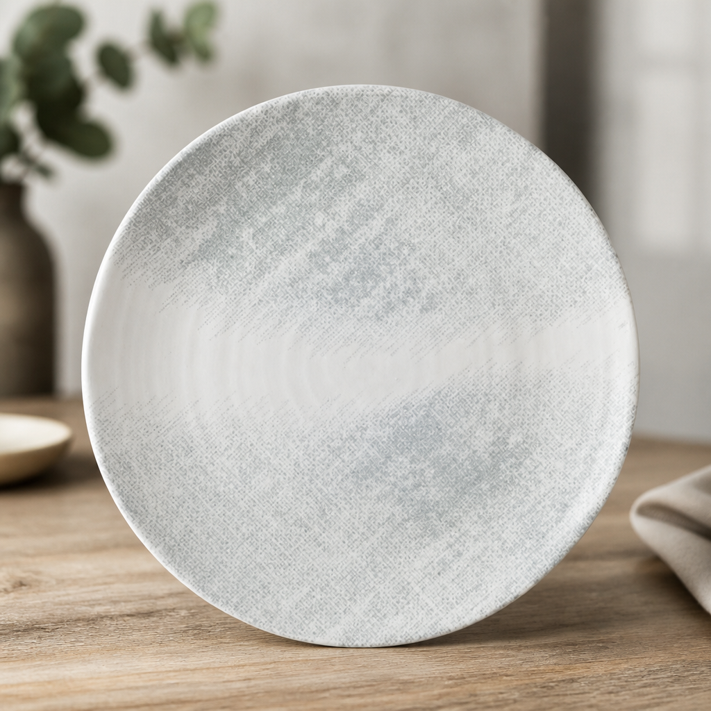 Commercial Jute Coupe Plates 275mm Grey 12 Pack
