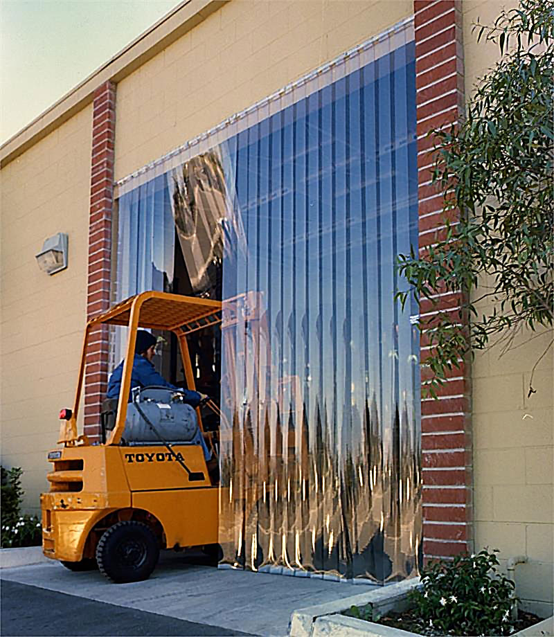 Custom Made Medium Duty PVC Strip Curtains – Forklift Traffic