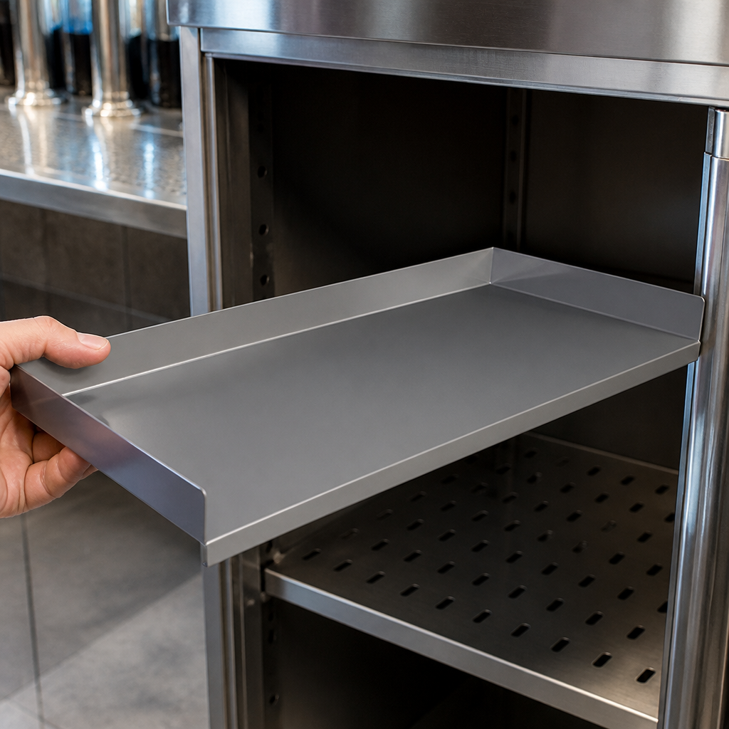 Commercial Modular Bar Shelf 915mm Stainless Steel Storage