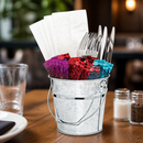 Mini Chip Bucket 235ml Galvanised Steel Commercial Chip Basket