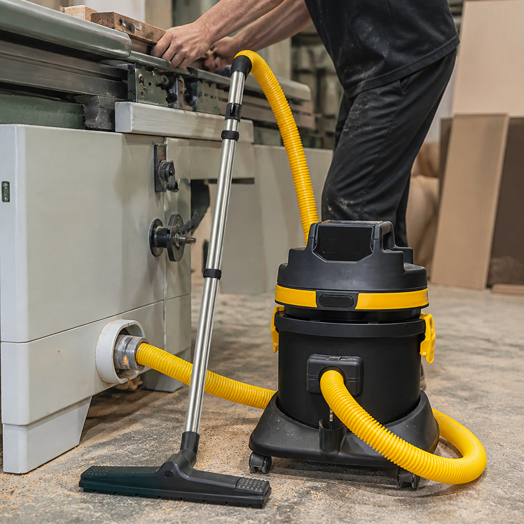 21Ltr Wet and Dry Dust Extraction Vacuum Cleaner