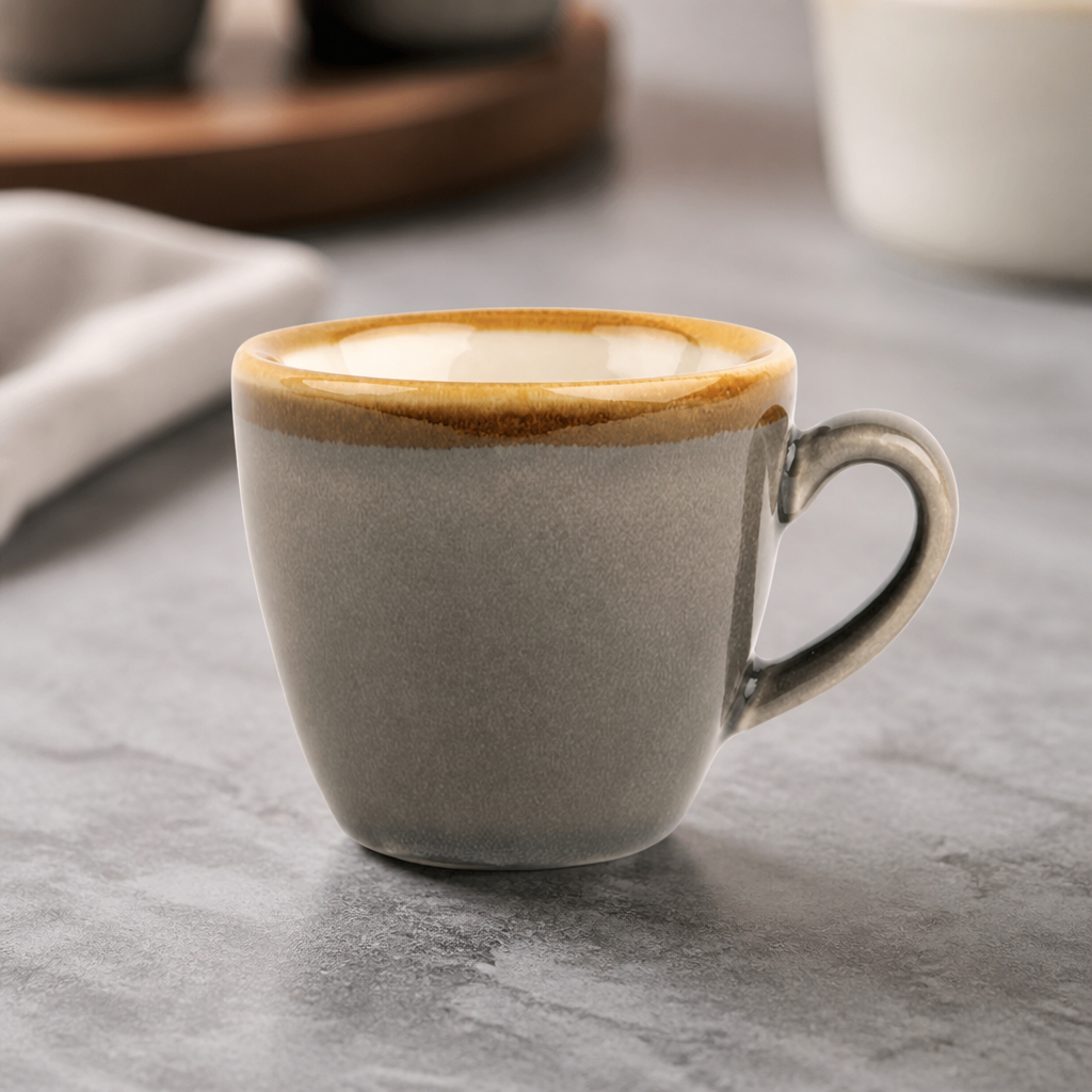 Commercial Espresso Cups 85ml for Coffee Shops - 6 Pack