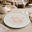 Kintsugi Walled Plates Coral 260mm - 6 Pack Commercial Tableware