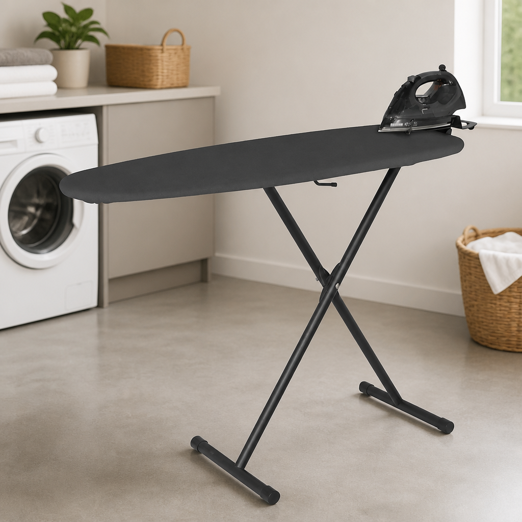 Commercial Ironing Centre with Dual-Sided Board and 7 Heights