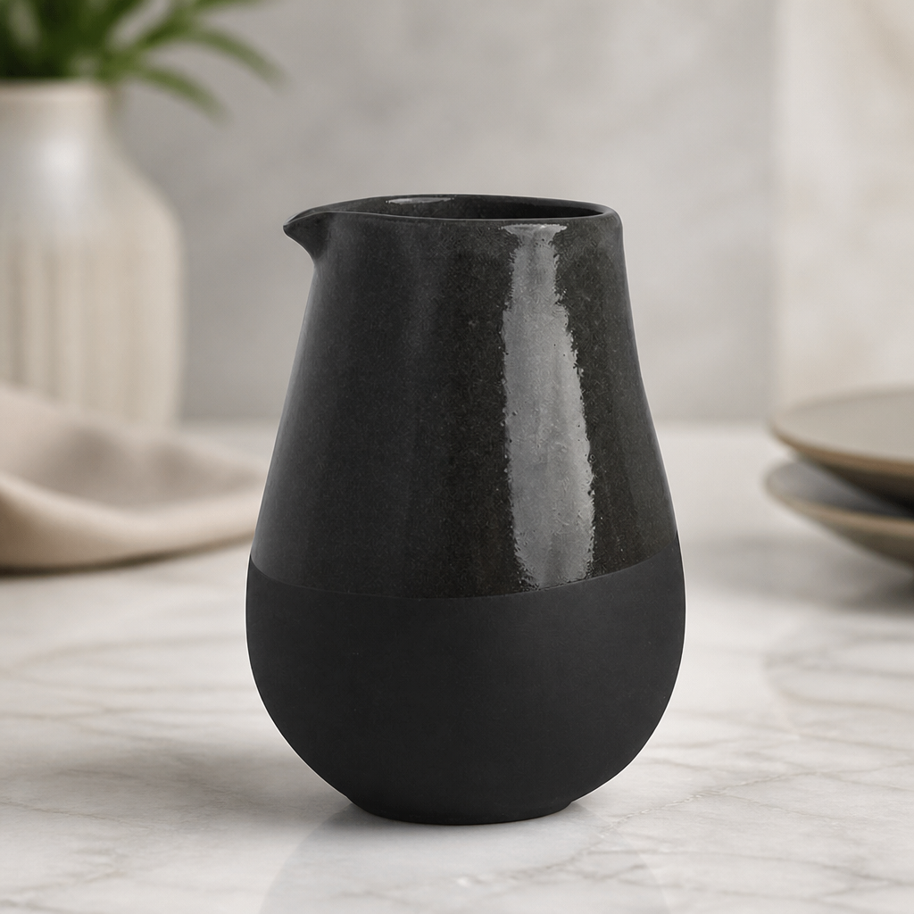 303ml Commercial Vitrified Stoneware Jug Grey - 12 Pack