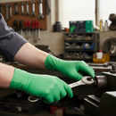Premium Biodegradable Nitrile Disposable Gloves, Green, Pack of 100 - Soft, Durable, and Eco-Friendly with Antistatic Properties