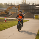 Professional Kids Hi-Vis Waistcoat in Bright Orange for Outstanding Visibility Day and Night, EN 1150 Certified
