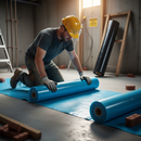 Premium Damp Proof Membrane Polythene Sheeting 4M x 25M - 1000 Gauge for Ground Moisture Protection