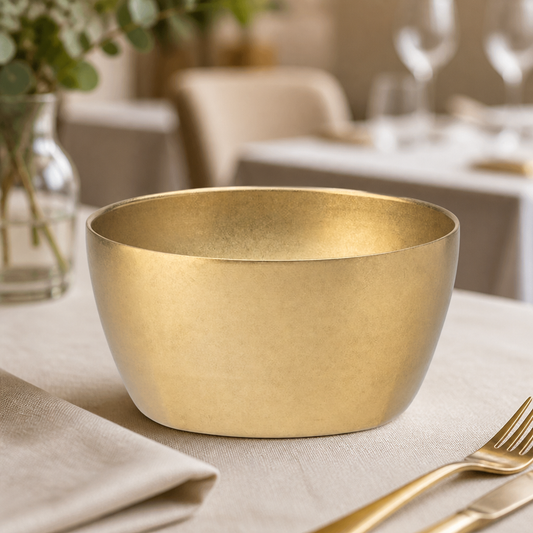 Commercial Double Walled Bowls Gold 110mm Pack of 6