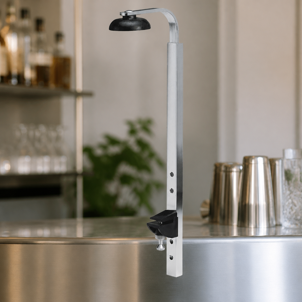 Commercial Wall Mount Bottle Holder for Bar Optics and Speed Rails