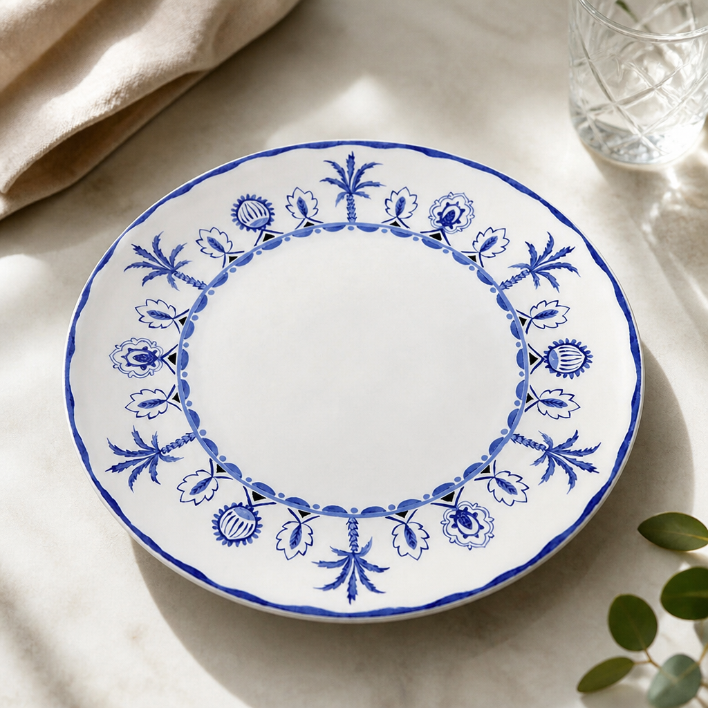 Commercial Coupe Plates 270mm Hand-Decorated 12 Pack