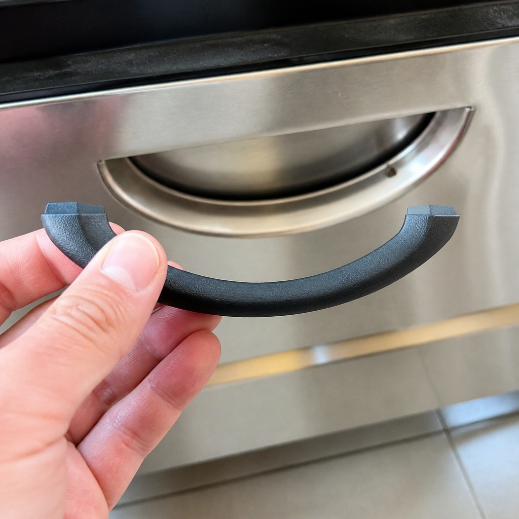 Commercial Salamander Grill Replacement Handle 40x220mm Black