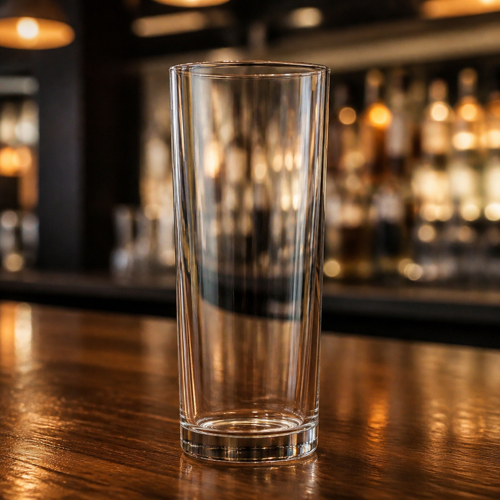 Commercial Hi Ball Glasses 310ml Clear Toughened Glass 24 Pack