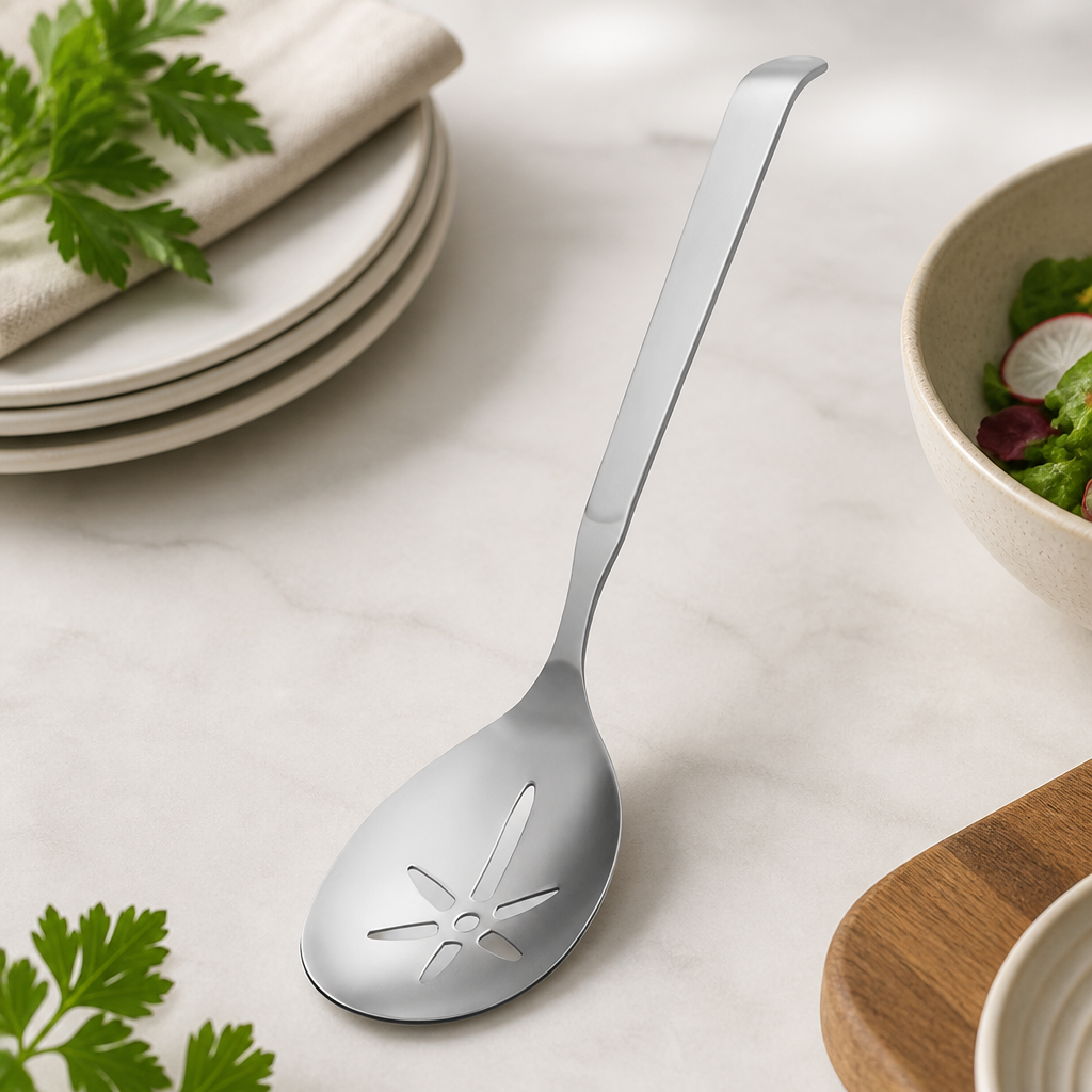 Commercial Slotted Serving Spoons 12 Pack Cutlery