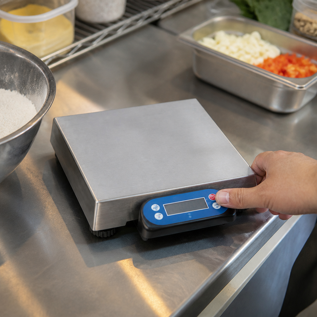 Commercial Touchless Tare Weighing Scale 3kg Capacity