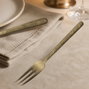 Vintage Gold Three-Prong Table Forks 12 Pack Commercial Cutlery