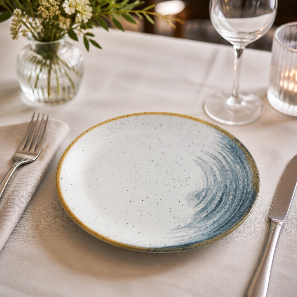Commercial Accents Coupe Plate 260mm Blueberry 12 Pack