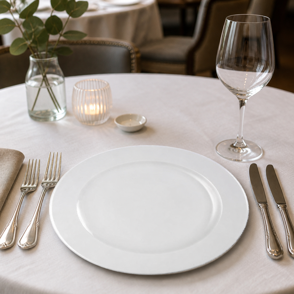 Commercial Profile Plates 261mm Porcelain 12 Pack