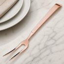 Commercial Buffet Meat Serving Forks Set of 6 Copper Finish