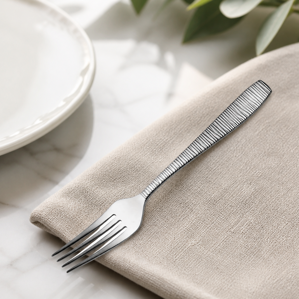 Commercial Bamboo Dessert Forks 12 Pack Elegant Cutlery Set