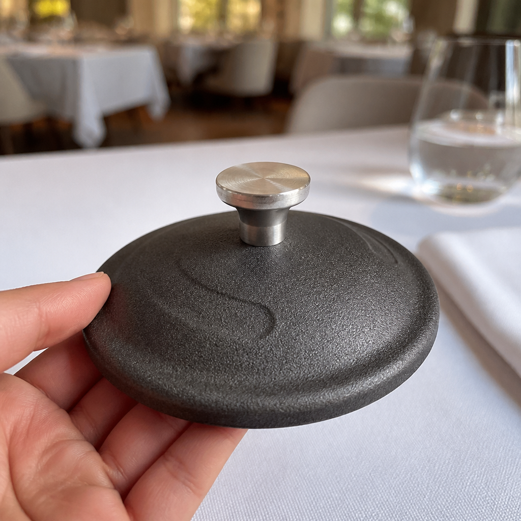 Commercial Mini Casserole Dish Lid Charcoal 100mm