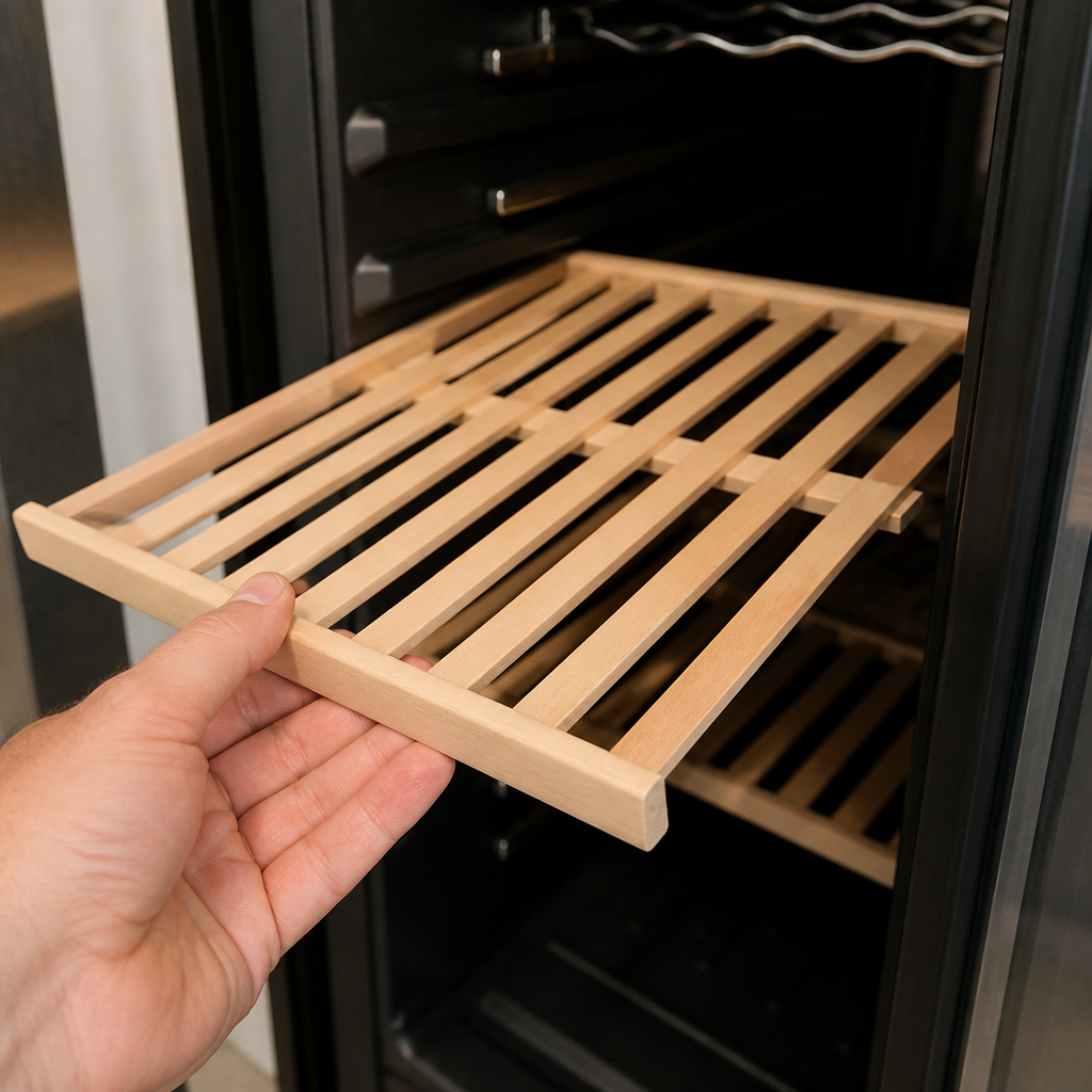 Commercial Wine Cooler Replacement Bottom Wood Shelf 505x328mm