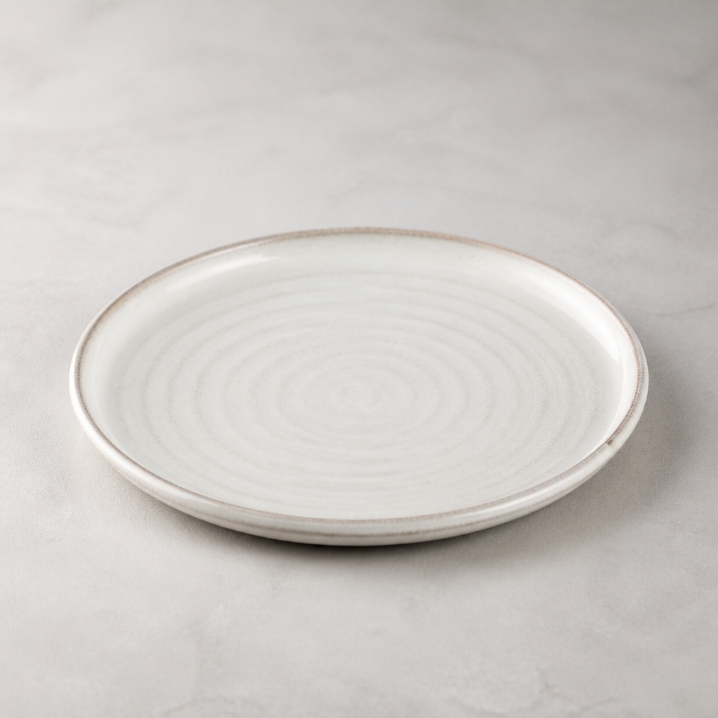 Commercial Stoneware Small Rim Plates 265mm 6 Pack
