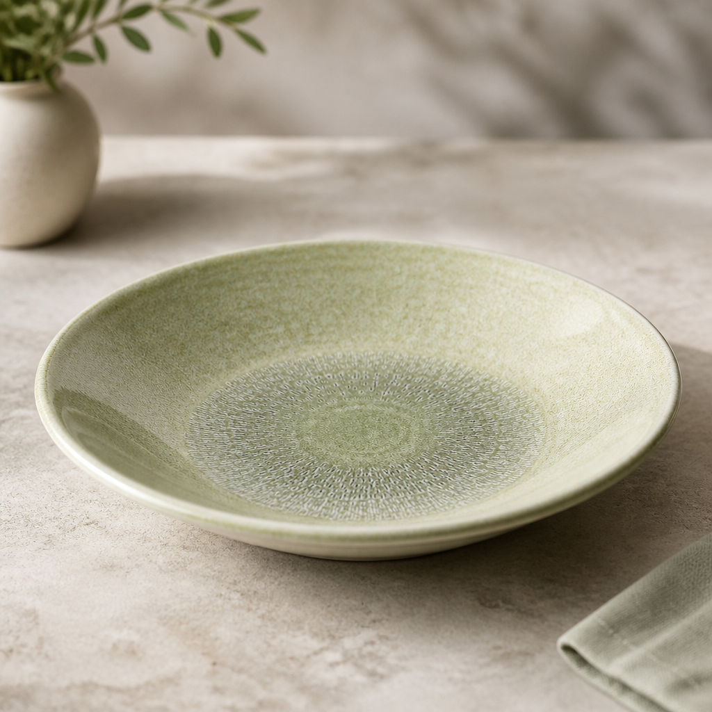 Commercial Coupe Bowl 279mm Green Organic 12 Pack