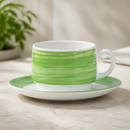 Commercial Brush Saucers 140mm Pack of 48 for Foodservice