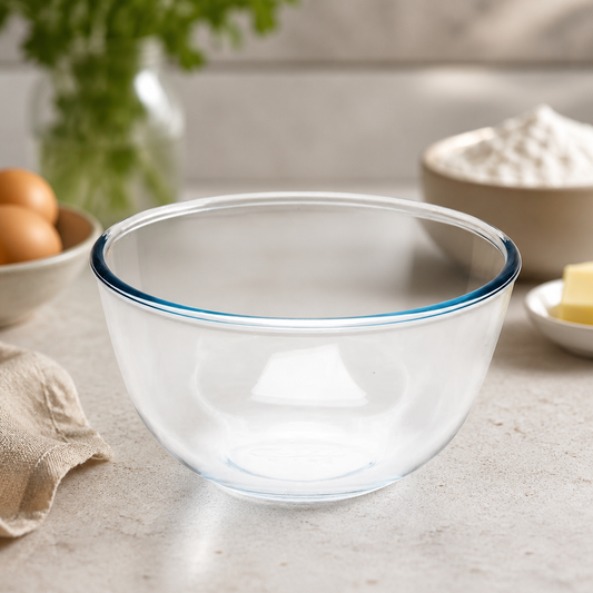 1.1Ltr Commercial Mixing Bowl - Durable Glass Kitchen Essential