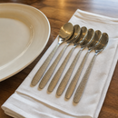 Commercial Bamboo Dessert Spoons 12 Pack for Catering Use